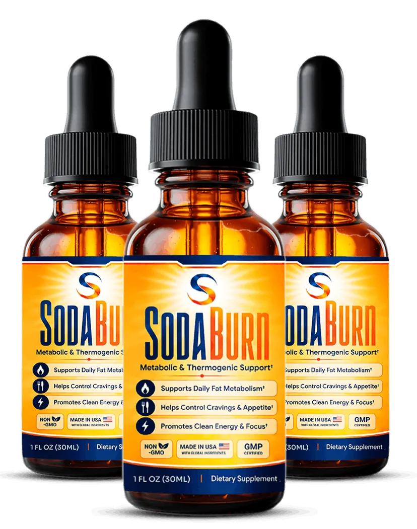 Three bottles of SodaBurn